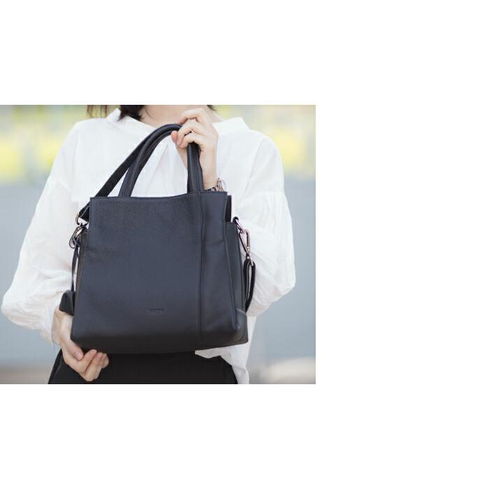 BARCOS バルコス 牛革 2Wayハンドバッグ ＜ルル＞ ボルドー 送料無料