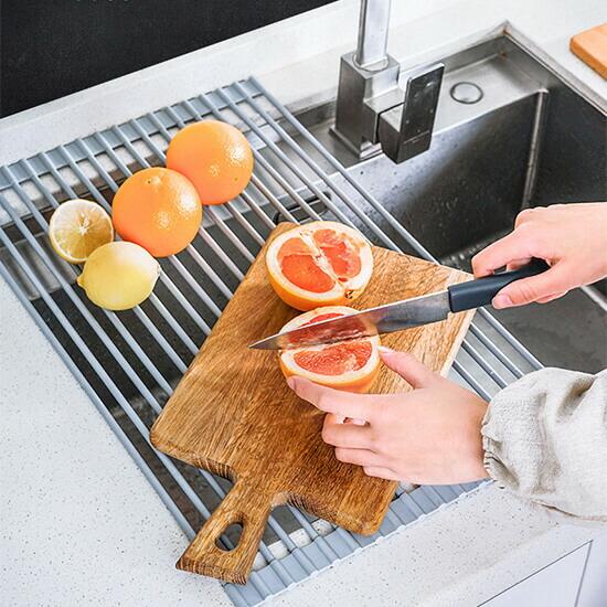 魔法のキッチンラック L+サイズ homely 送料無料 シンク用具 流し用具