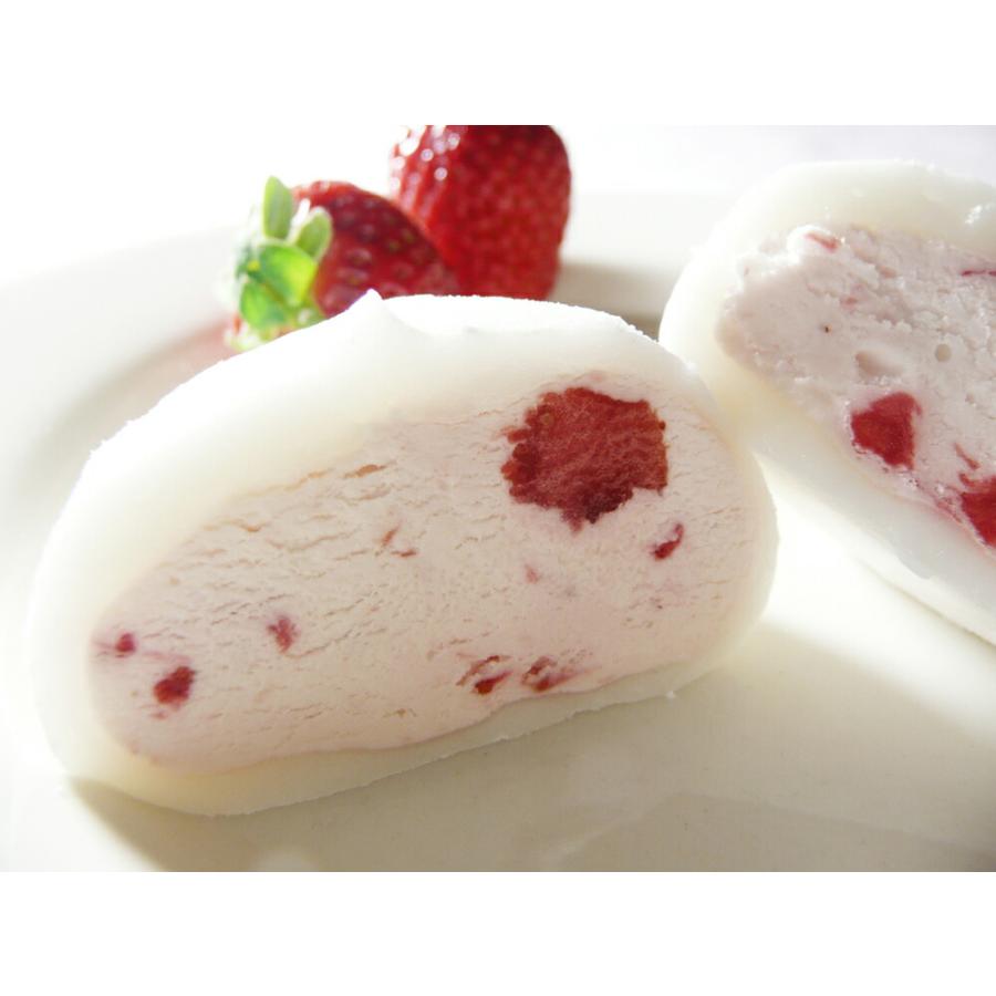 北の菓子 菓風 北国のいちご大福 10個 送料無料 生クリーム いちご 苺