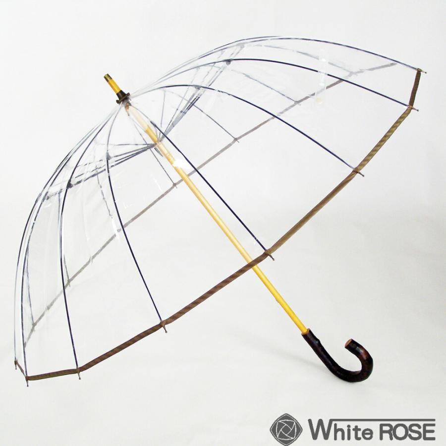 【着日指定不可】かてーる16 桜 オリーブ ホワイトローズ WHITE ROSE 送料無料 雨傘 16本骨 ビニール傘 傘 高級 着日指定不可】かてーる16 桜 オリーブ ホワイトローズ WHITE ROSE