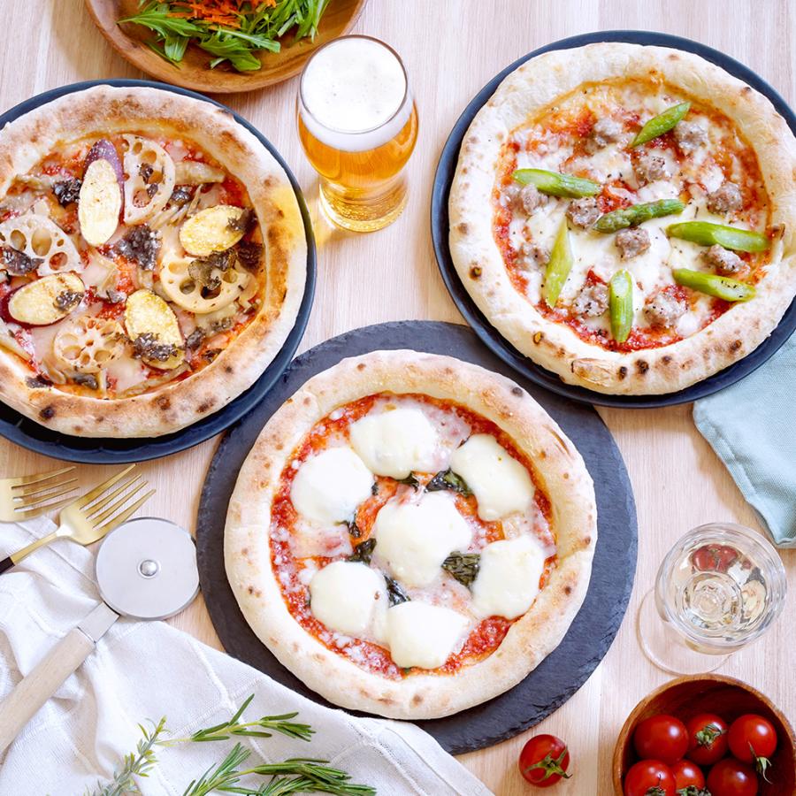 森山ナポリ 加賀百万石セット 3枚セット 北海道・沖縄送料別 冷凍ピザ