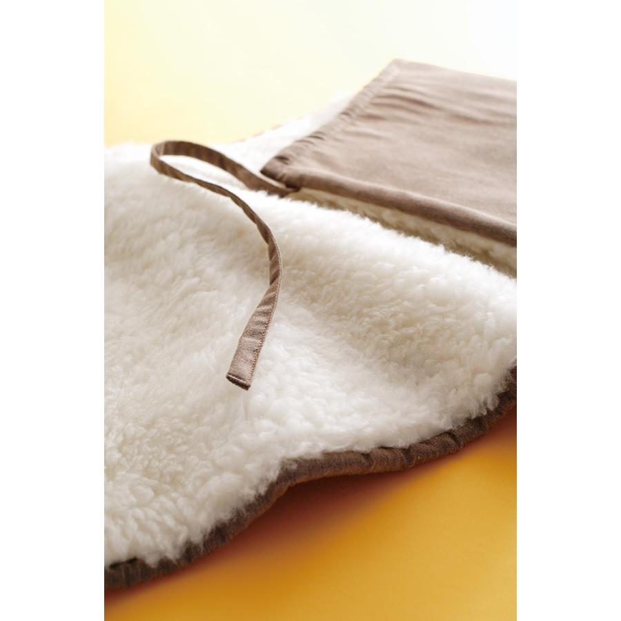 Sofwool シャンブレークロスのウエストウォーマー LL〜4Lサイズ 3色