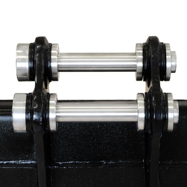 重機　バケツ　ピン径：45mm アーム耳内幅：230mm 楽天市場】幅350mm ピン径25mm アーム幅107mm コマツ スケルトン