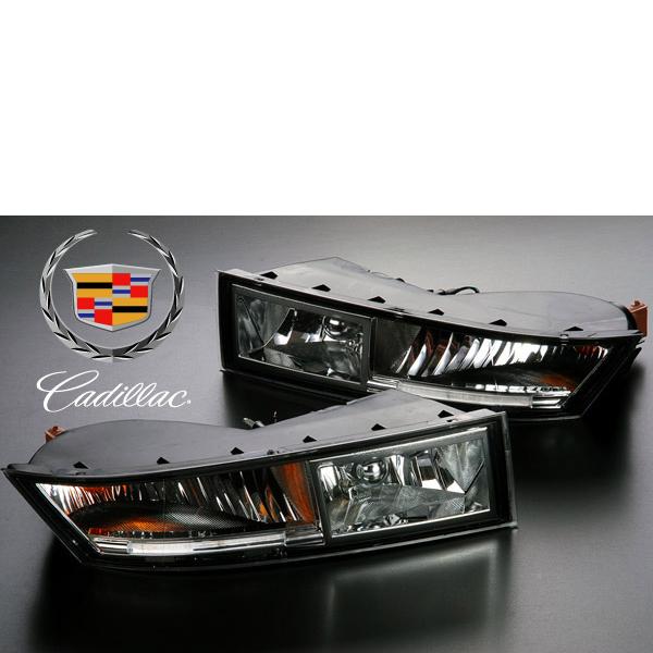 エスカレード クリスタル フォグ ライト ランプ LEDバー付 【適合 07-14  (ESV EXT可) 08 09 10 11 12 13 14 15 16 2007 2008 ★業販値 E101