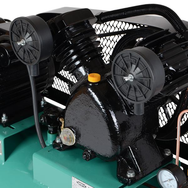 エアーコンプレッサー 単相200V 60Hz 2.2KW 3馬力 100Lタンク 三相契約
