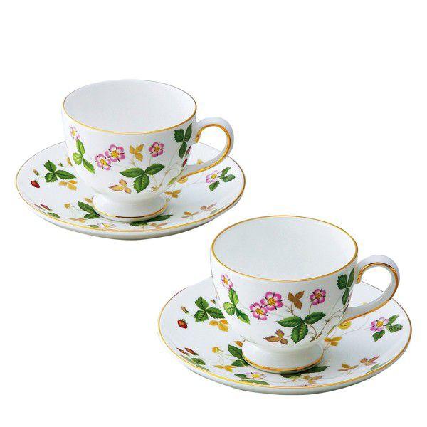 ウエッジウッド ティーカップ ソーサー セット ワイルドストロベリー Wedgwood イギリス製 146 J011 ガラスデザイン工房ヤフーショップ 通販 Yahoo ショッピング