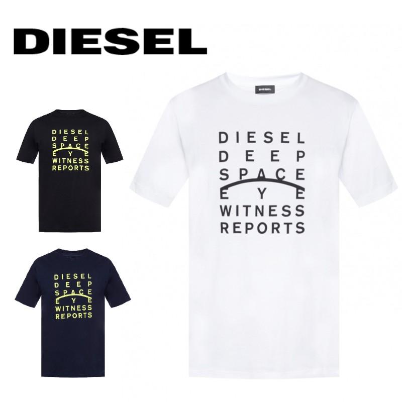DIESEL ｜JUST おしゃれ Tシャツ ロゴプリント 半袖 メンズ DIESEL ディーゼル 半袖Tシャツ カットソー メンズ プリント