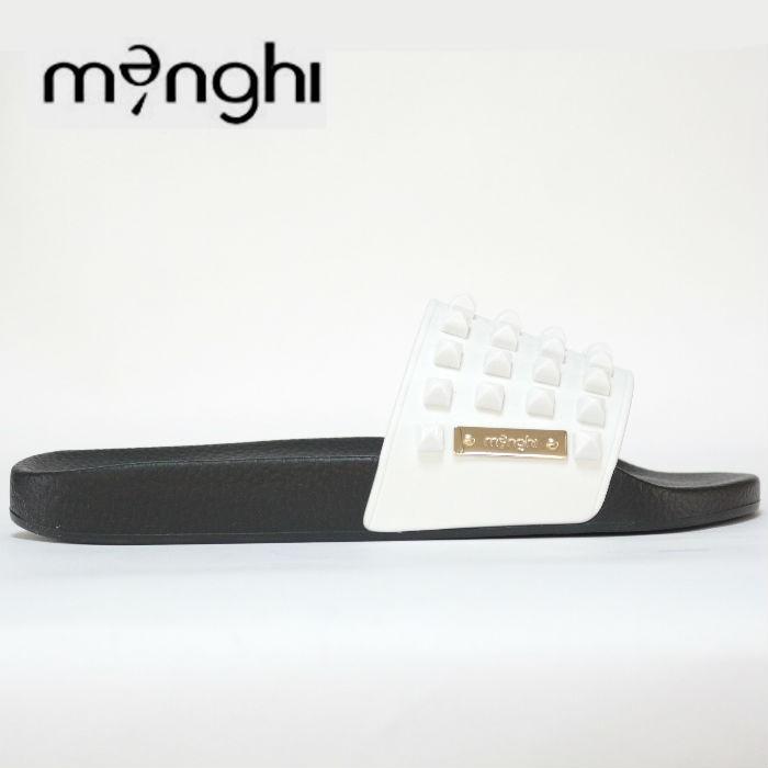 メンギー menghi シャワーサンダル 4703 ホワイト ブラック : G FIELD 