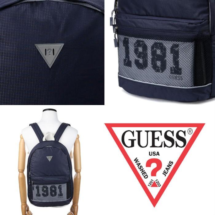 GUESS ゲス ポーチ付きバックパック リュック かばん バッグ