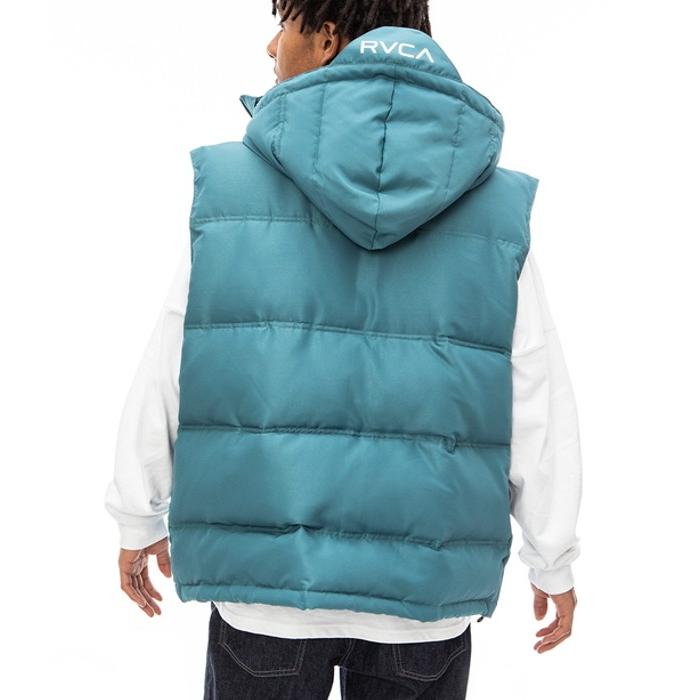 RVCA 中綿ベスト メンズ ダウンベスト 秋冬 防寒 アウター ジャケット