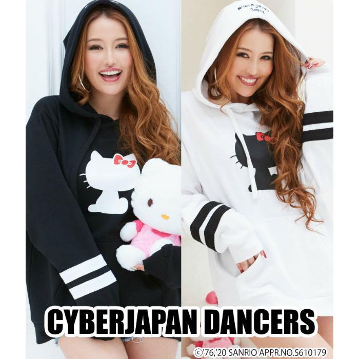 パーカー サイバージャパンダンサーズ Cyberjapan Dancers Kanaeデザイン パーカ Hello Kitty プルオーバーパーカー ユニセックス メンズ Cko 002 Ka G Field 通販 Yahoo ショッピング