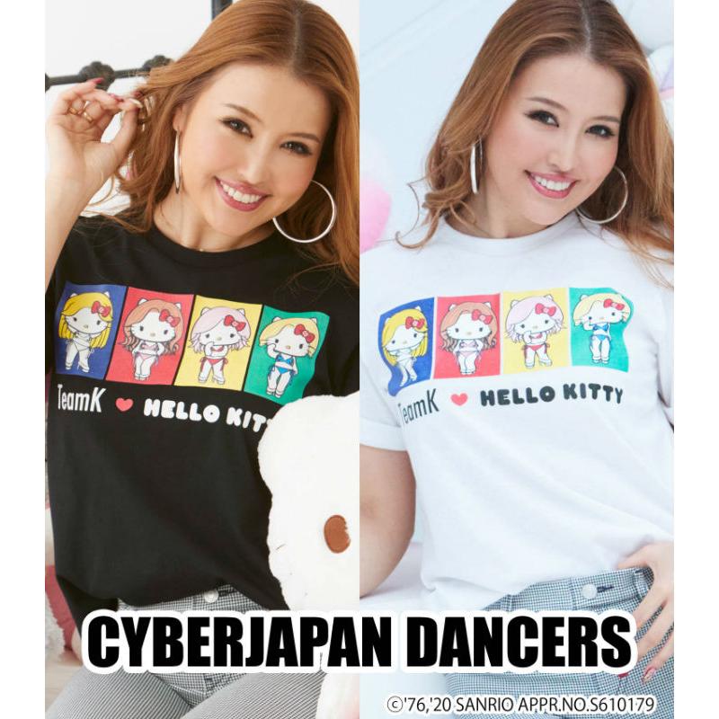 サイバージャパンダンサーズ Cyberjapan Dancers Kanaeデザイン Hello Kitty ｔシャツ ハローキティ 半袖 ギャル キュート Ckt 002 Ka G Field 通販 Yahoo ショッピング