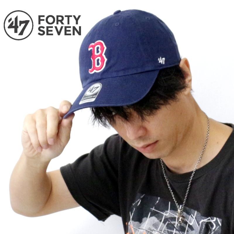 レッドソックス キャップ クリーンナップ 帽子 ’47 メジャーリーグ MLB 野球 フォーティセブン ローキャップ CLEAN UP ボストン Red sox | 47Brand | 01