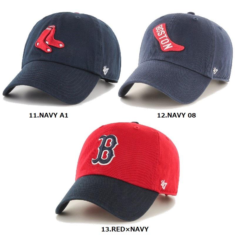 レッドソックス キャップ クリーンナップ 帽子 ’47 メジャーリーグ MLB 野球 フォーティセブン ローキャップ CLEAN UP ボストン Red sox | 47Brand | 07