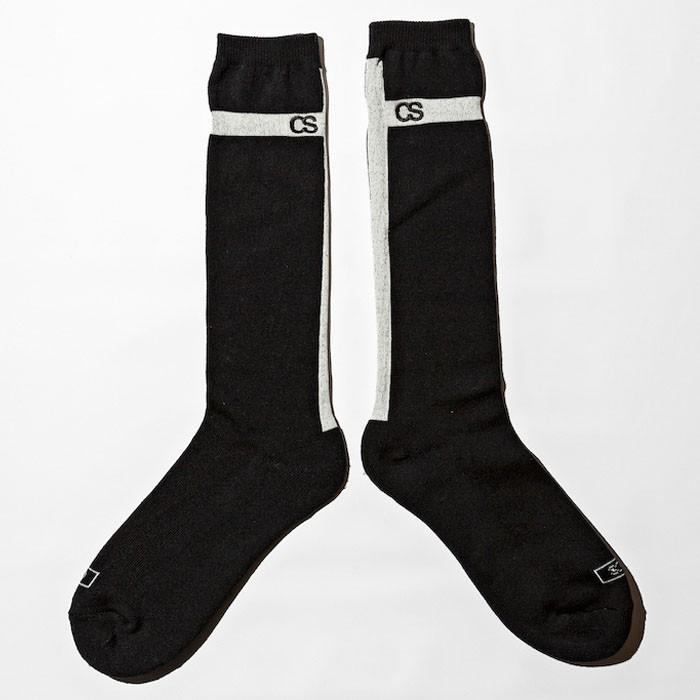 コモンソックス COMMON SOX LONG SOCKS CROSS ソックス 靴下 メンズ カジュアル ストリート スポーツ プレゼント ギフト ブラック ベージュ ホワイト｜g-field｜04