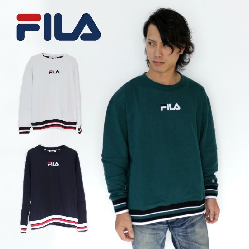フィラ スウェット トレーナー Fila リブラインバックロゴトレーナー スウェット プリント ウィメンズ レディース ブランド ストリート スポーツ Fh7612 G Field 通販 Yahoo ショッピング