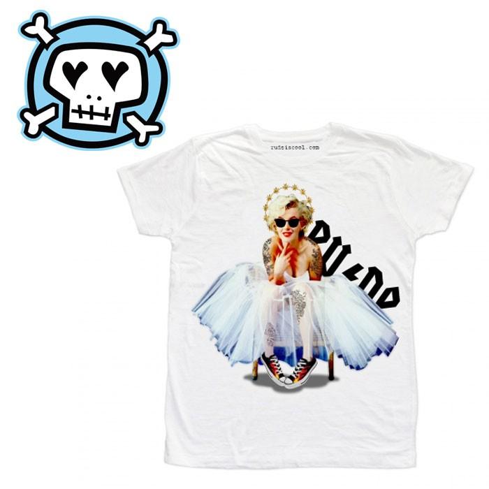 Rude ルード Flame Shoes メンズ White パロディ Tシャツ イタリアブランド 半袖 Tシャツ イタリア マリリンモンロー Flameshose Wht G Field 通販 Yahoo ショッピング