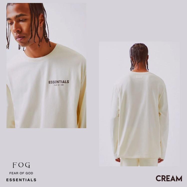FOG ESSENTIALS  ロンT BOXY L/S TEE / クリーム FOG ESSENTIALS ロンT BOXY L/S TEE / クリーム
