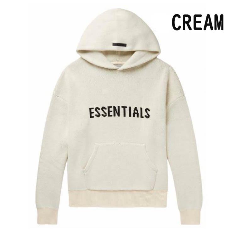 FOG ESSENTIALS(エッセンシャルズ)FRONT LOGO HOODIE KNIT フロントロゴニットフーディー パーカー 大きいサイズ メンズ レディース｜g-field｜05