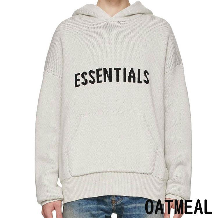 FOG ESSENTIALS(エッセンシャルズ)FRONT LOGO HOODIE KNIT フロントロゴニットフーディー パーカー 大きいサイズ メンズ レディース｜g-field｜06