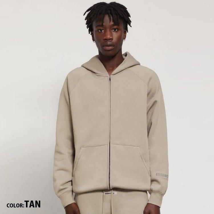 FOG ESSENTIALS エッセンシャルズ Fear of God フィアオブゴッド Pacsun パクサン スウェットパーカー  BACK LOGO FULL ZIP HOODIE フルジップパーカー｜g-field｜02