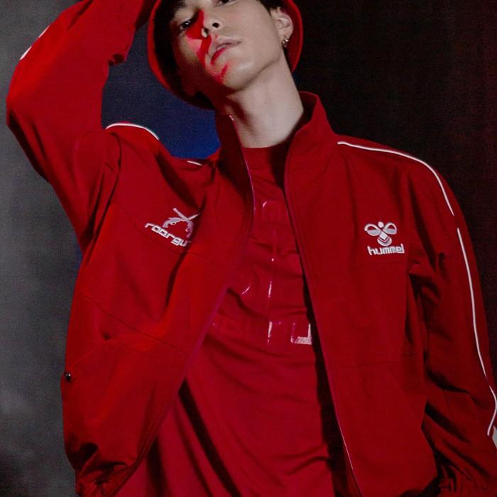 ロアーガンズ roarguns×hummel ヒュンメル ロアー ストレッチナイロン