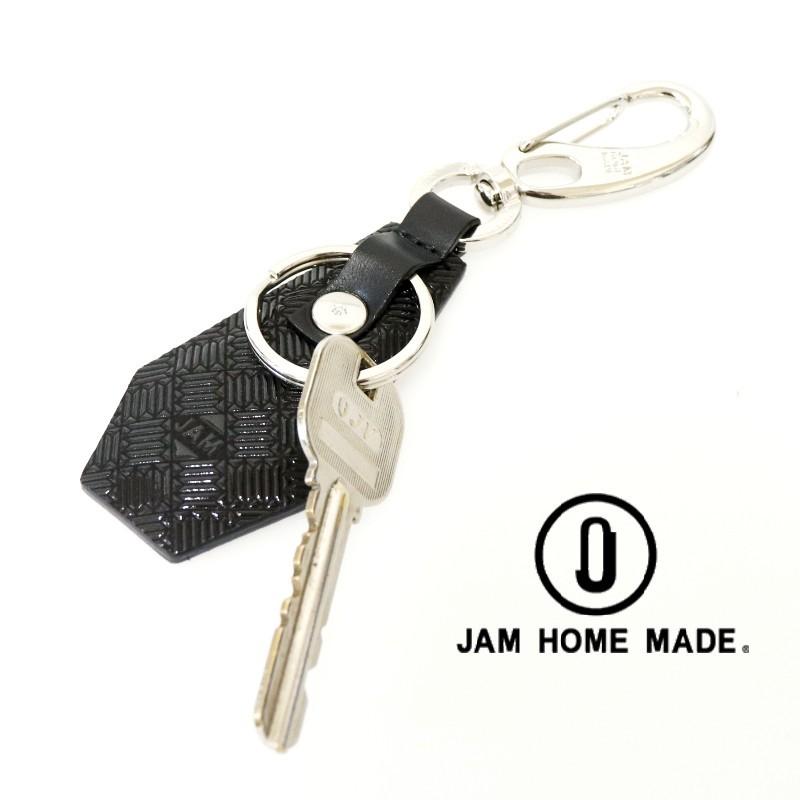 キーホルダー 無響柄 ブランド JAM HOME MADE レザー 鹿革 ギフト