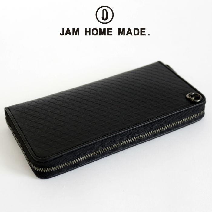 ジャムホームメイド JAM HOME MADE 長財布 ミッキー"MICKEY"アイコンファスナーロングウォレット -BLACK- 財布 長財布｜g-field