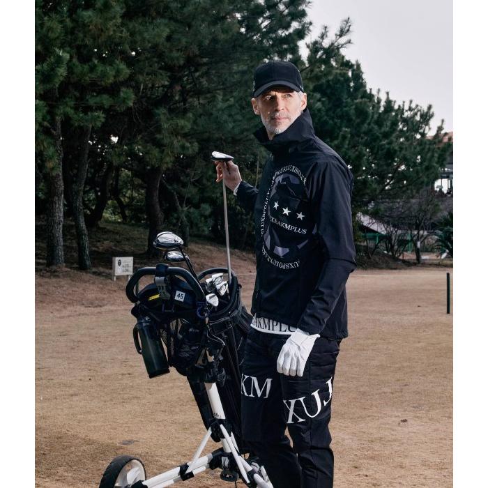 LUXE AKM PLUS サークルロゴウィンドブレーカー メンズ