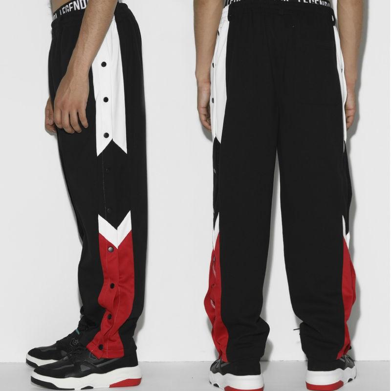 LEGENDA レジェンダ Side snap ジャージパンツ メンズ ボトムス
