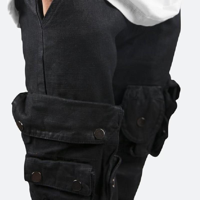 mnml カーゴデニム ミニマル WAXED DENIM CARGO PANTS メンズ