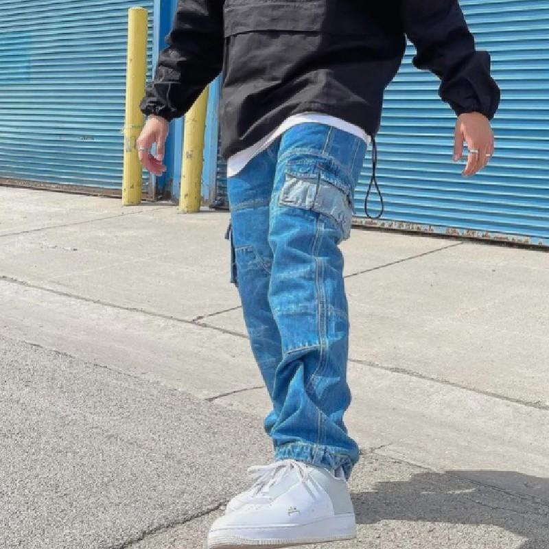 mnml（ミニマル） カーゴデニム V244 CARGO DENIM メンズ ジーンズ