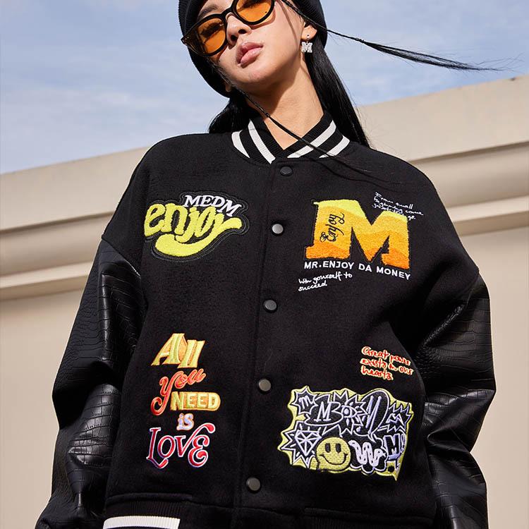 MEDM Mr Enjoy Da Money ミスター エンジョイ ダ マネー Patch Varsity