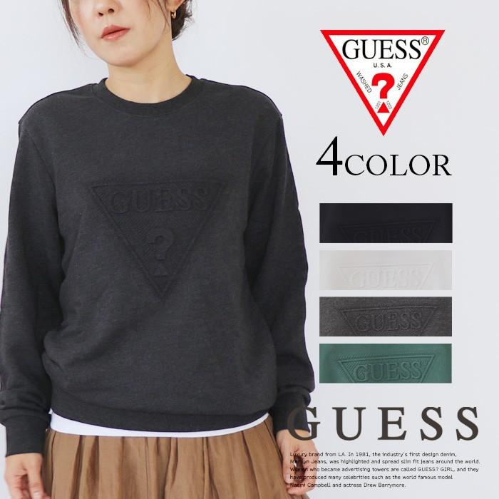 ゲス Guess トレーナー スウェット エンボスロゴ 長袖スウェットトレーナー ユニセックス レディース 女性 Mj3k8454k Mj3k8454k 1 G Field 通販 Yahoo ショッピング