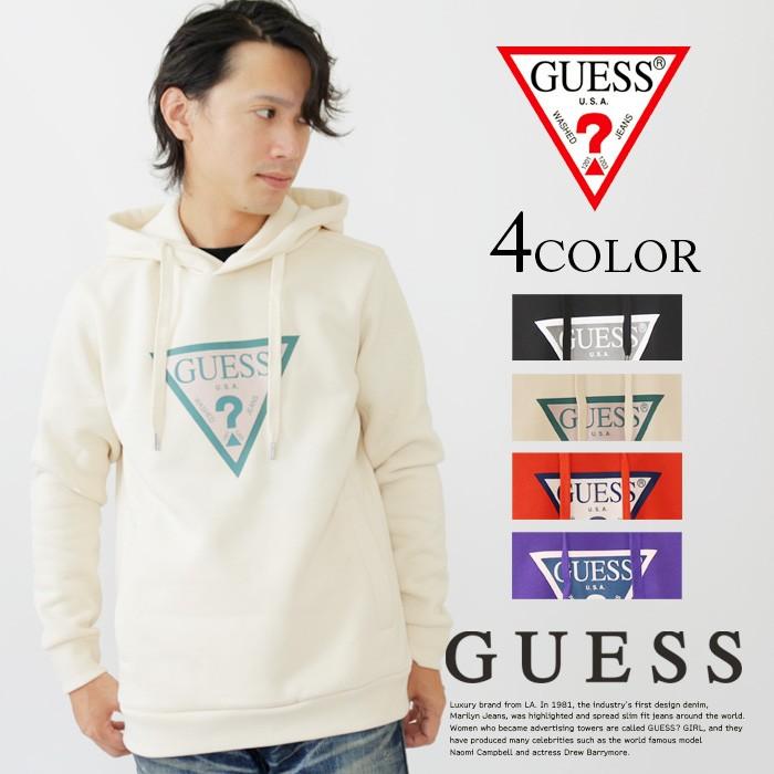 Guess ゲス フーディー スウェット パーカー ロゴプリント 厚手 メンズ 内ボア スエット Mj4k8474k G Field 通販 Yahoo ショッピング