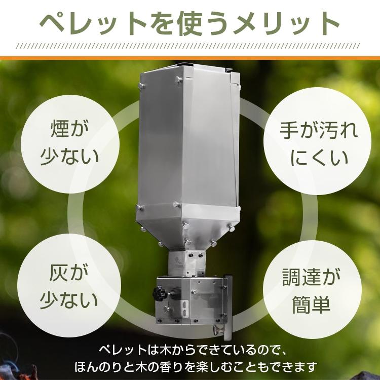 ペレットタンク 自動補充 薪ストーブ用 薪兼用 折りたたみ 軽量