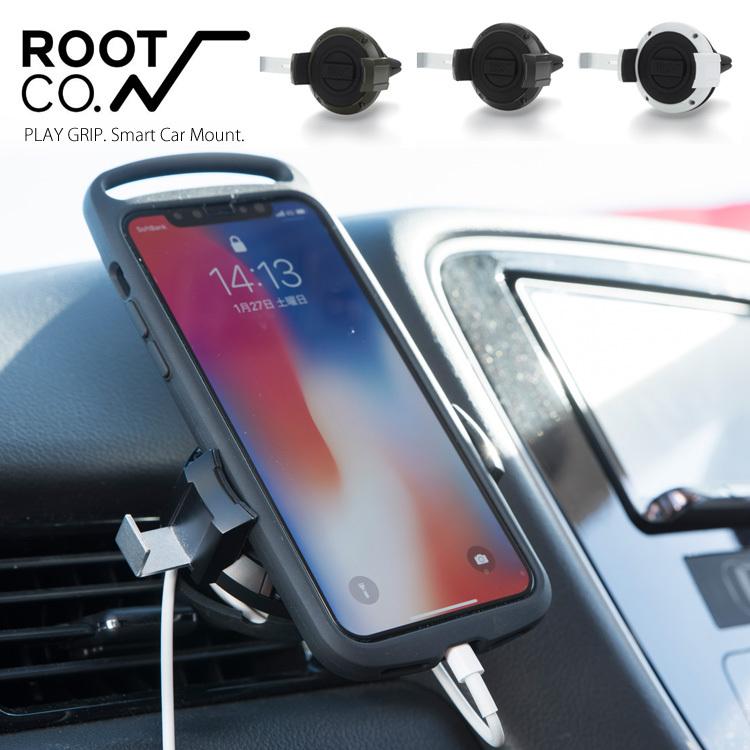 ROOT CO. PLAY GRIP. Smart Car Mount. 車載用スマホ ホルダー スタンド 車載 スマホ カー用品 ルートコー