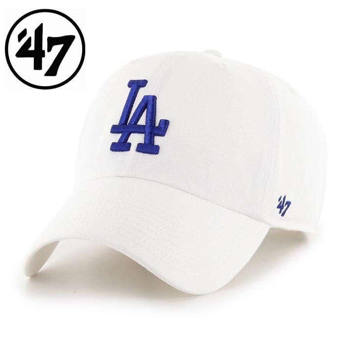 フォーティーセブン 新作グッ 47 Dodgers ’47 CLEAN UP White メンズ 爆安 メジャー レディース 帽子 キャップ ドジャース メジャーリーグ 野球 ベースボール