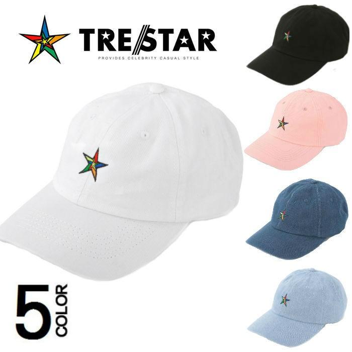トレスター TRE☆STAR CAP LOW CAP-STAR- キャップ 帽子 シックスパネル ロー メンズ レディース ユニセックス カジュアル ストリート｜g-field