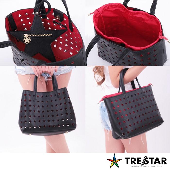 トレスター TRE☆STAR PUNCHING TOTE - S パンチングトート トートバッグ BAG ウィメンズ レディース カバン｜g-field｜03