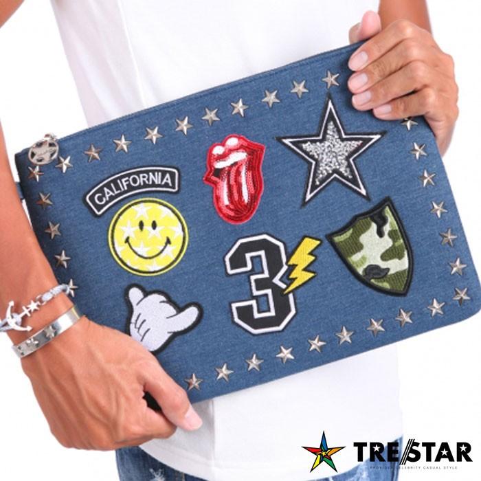 トレスター TRE☆STAR WAPPEN CLUTCH BAG ワッペン クラッチバッグ 明細 カモフラ ウィメンズ メンズ レディース｜g-field｜11