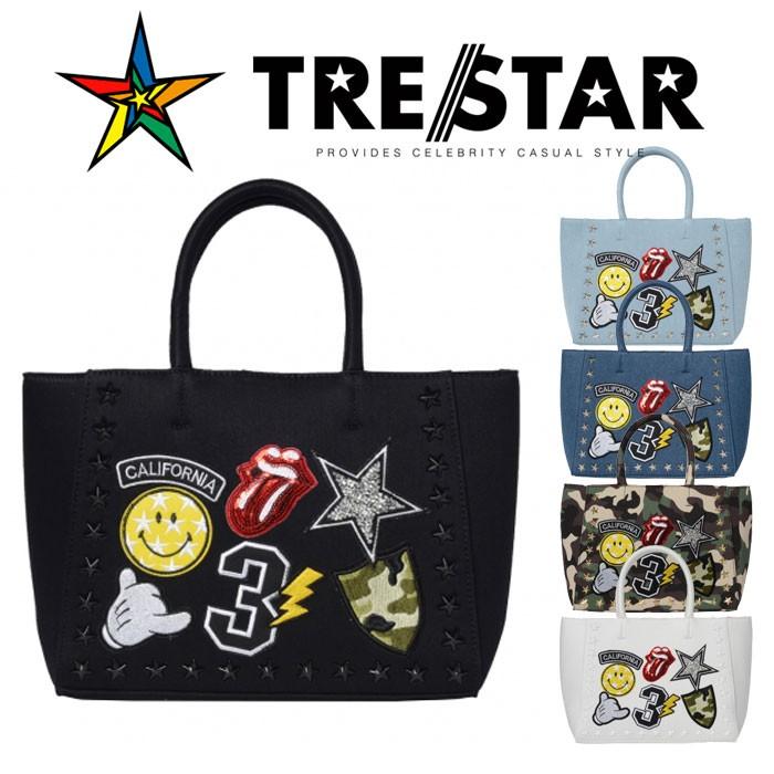 TRE☆STAR トレスター WAPPEN CANVAS TOTE ワッペンキャンバストート 