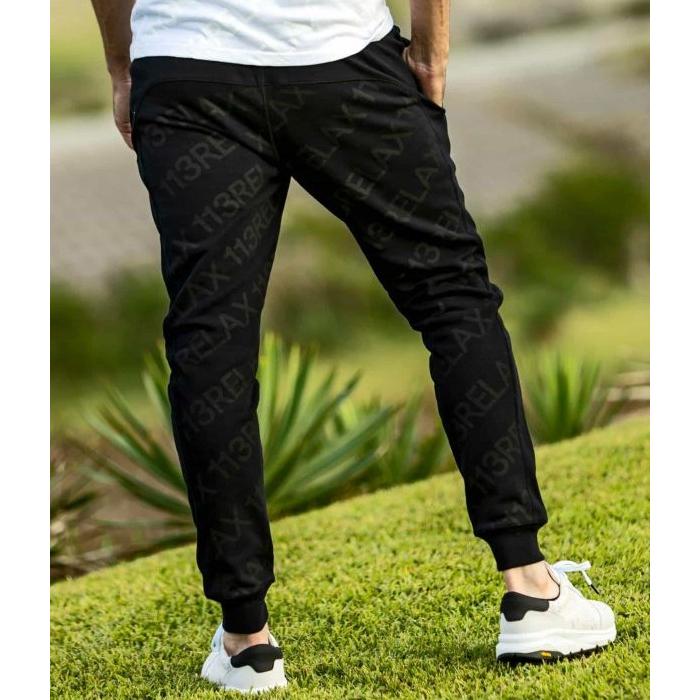 欲しいの 総柄ロゴロングパンツ スウェット 1PIU1UGUALE3 RELAX