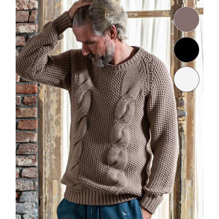 ニット セーター Iu1uguale3 Relax ウノ ピュ ウノ ウグァーレ トレ リラックス ケーブルラグランプルオーバーニット メンズ ウールセーター Usk 018 G Field 通販 Yahoo ショッピング