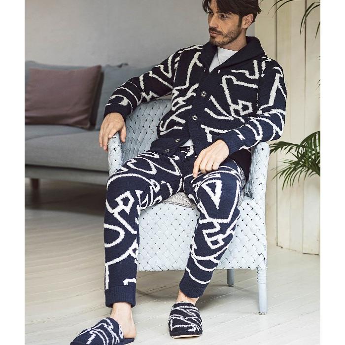 ウノピゥウノウグァーレトレ ニットショールカーディガン カジュアル