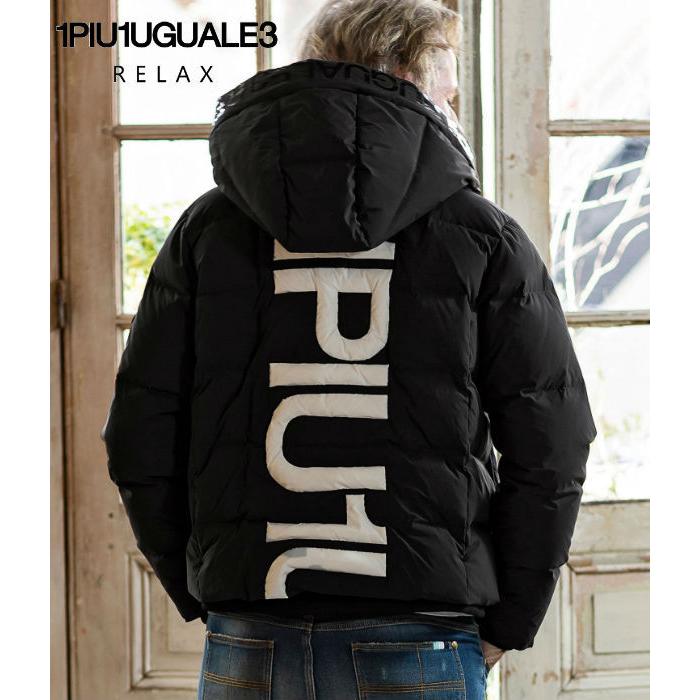 税込 送料無料 バックロゴダウンジャケット ウノピゥウノウグァーレトレリラックス 再入荷予約 ウノピュウノ ダウン アウター ウノピュ Uso 047 1