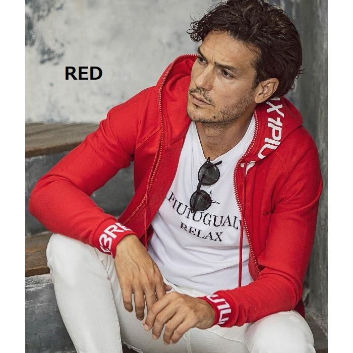 極美品 ウノ ピゥ ウノ ウグァーレ トレ フーディ パーカー 長袖 お洒落 L 1PIU1UGUALE3 RELAX ウノピゥウノウグァーレトレ リブロゴパーカー