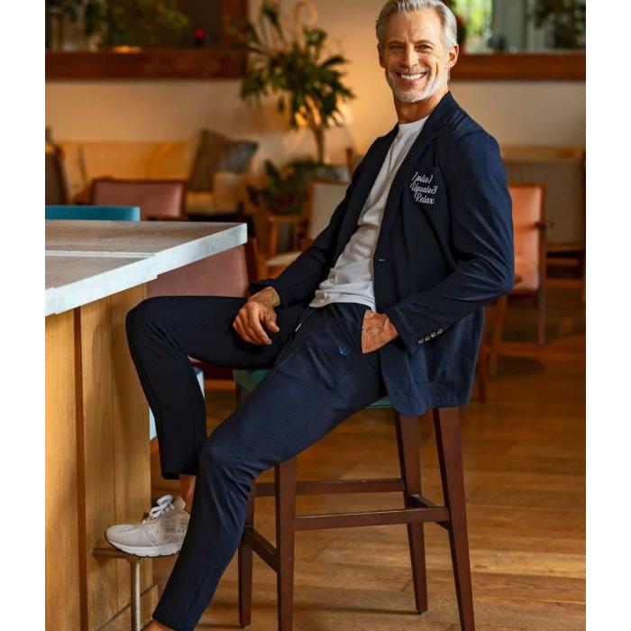 【新品】ウノピュウノ1piu1uguale3/シアサッカージャケット/カーキ6 1PIU1UGUALE3 RELAX シアサッカージャケット シングル きれいめ