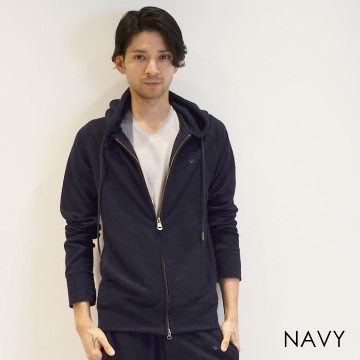 1PIU1UGUALE3 RELAX ウノピゥウノ ウグァーレトレ パイルフードパーカ