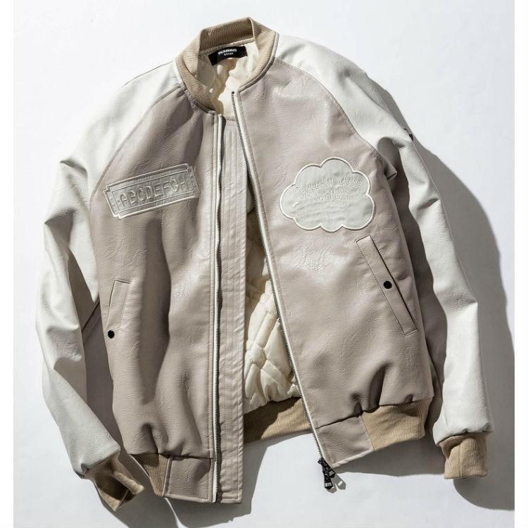 ウノピュウノウグァーレトレ　ボンバージャケット　ブルゾン　刺繍　ワッペン　黒　M ウノピュウノウグァーレトレボンバージャケットブルゾン刺繍